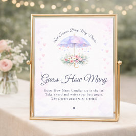 Póster Las lluvias de abril traen flores de mayo Adivina