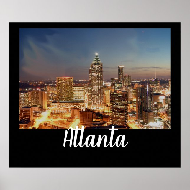 Póster Las luces de Atlanta (Frente)