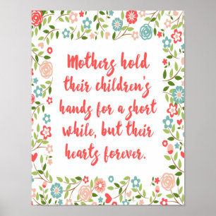 Póster Las Madres Mantienen Cita A Sus Hijos