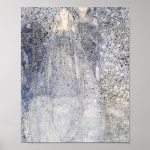 Póster Las manzanas plateadas de la luna - Margaret Macdo