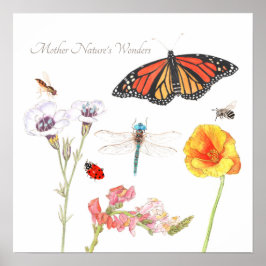 Póster Las maravillas de la madre naturaleza