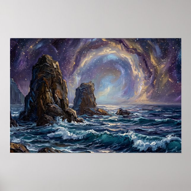 Póster Las Mareas Celestiales del Despertar (Frente)