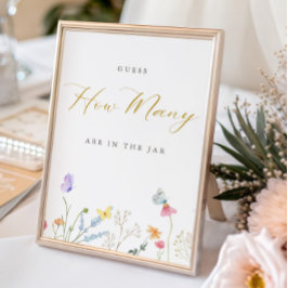 Póster Las Mariposas Encantadas Adivinan Cuántos