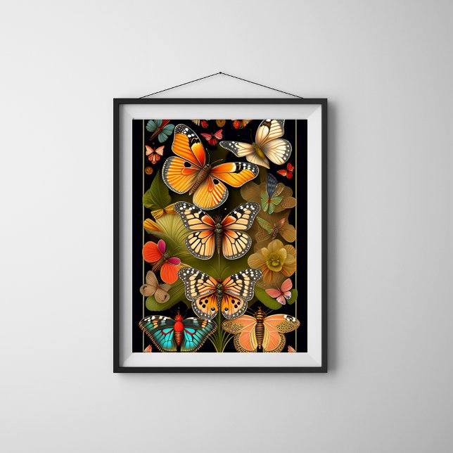 Póster Las mariposas | Poster Haeckel moderno (Subido por el creador)