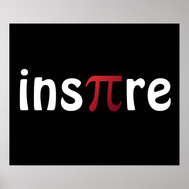 Póster Las matemáticas motivacionales inspiran al Poster  (Frente)