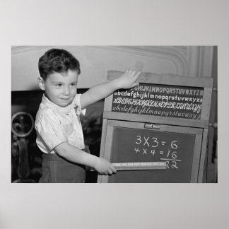 Póster Las matemáticas son fáciles