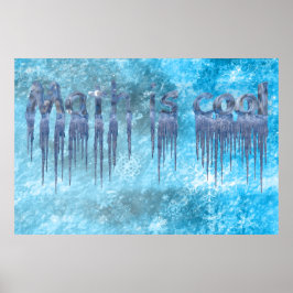 Póster Las matemáticas son geniales