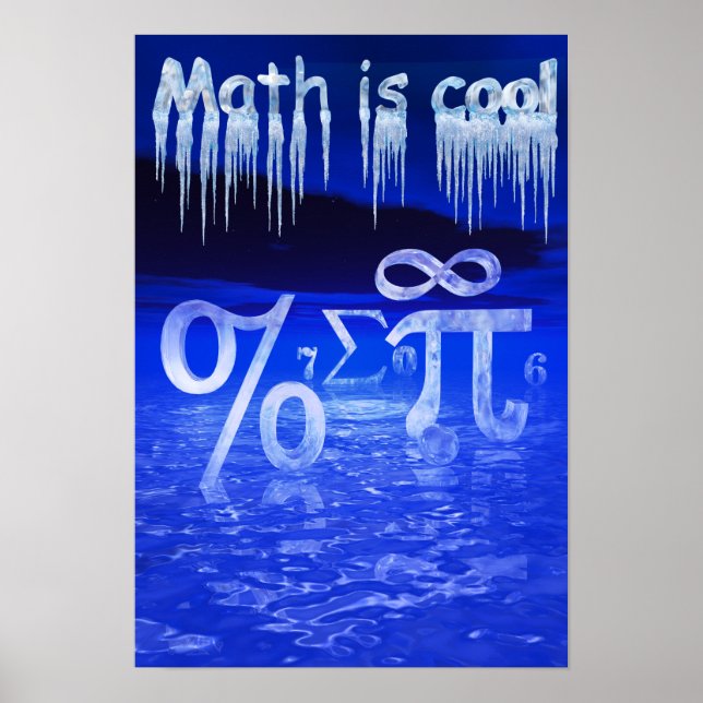 Póster ¡Las matemáticas son Guay! (Frente)