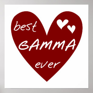 Póster Las mejores camisetas y regalos de la gamma del