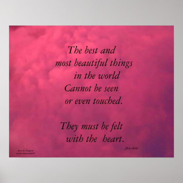 PÓSTER LAS MEJORES... COSAS DEL MUNDO HELEN KELLER POSTER (Frente)