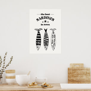 Póster Las mejores sardinas de la ciudad