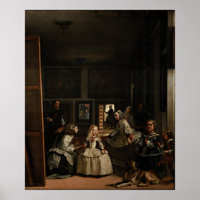 Póster Las Meninas by Velazquez (Frente)