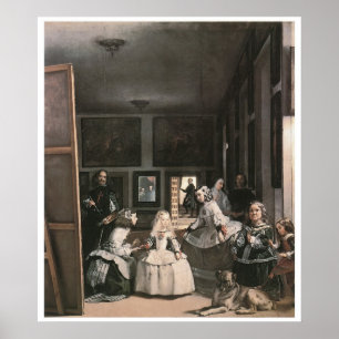 Póster Las Meninas, c.1656 Diego Velásquez