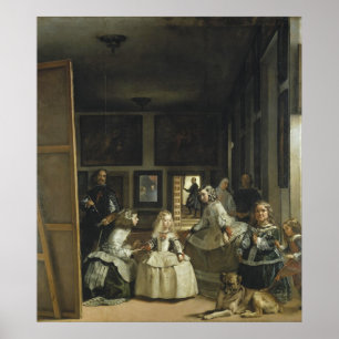 Póster Las Meninas de Diego Velázquez