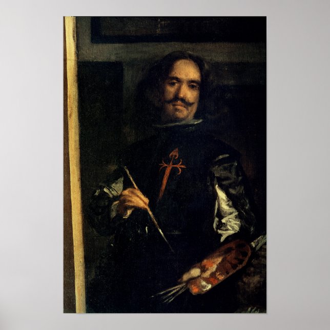 Póster Las Meninas o la familia de Felipe IV (Frente)