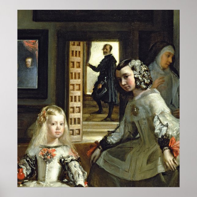 Póster Las Meninas o la familia de Felipe IV, c.1656 (Frente)