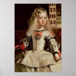 Póster Las Meninas o la familia de Philip IV, c.1656 2