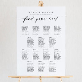 Póster Las Modernas 14 Mesas Encuentran Su Asiento