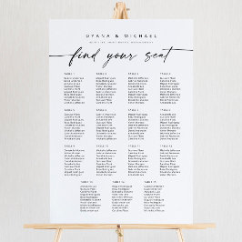 Póster Las Modernas 15 Mesas Encuentran Espuma En La Tabl