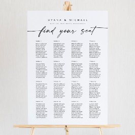 Póster Las Modernas 16 Mesas Encuentran Espuma En La Tabl