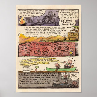 Póster Las montañas de los Candy de Big Rock