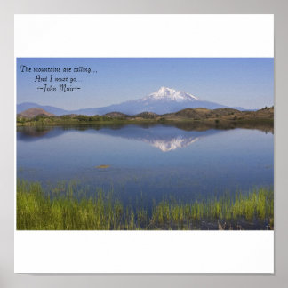 Póster ~ Las Montañas Están Llamando...