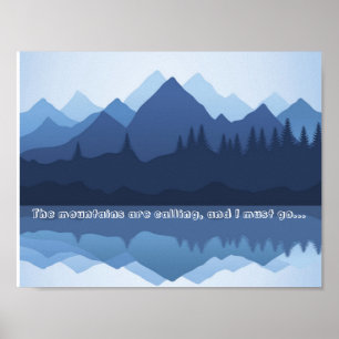 Póster Las montañas llaman Poster