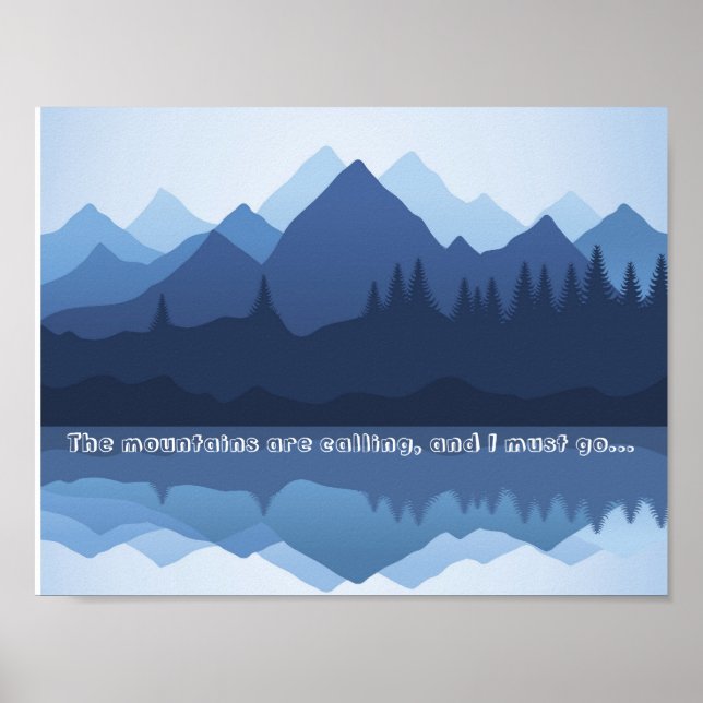 Póster Las montañas llaman Poster (Frente)