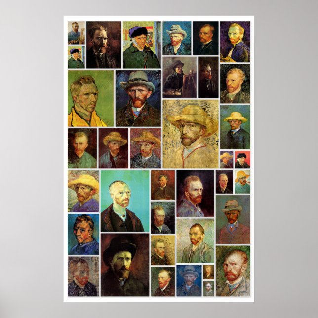 Póster Las Muchas Caras De Vincent Van Gogh (Frente)