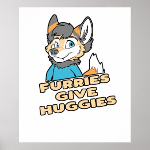 Póster Las Muebles Dan A Huggies Fandom Funny Fursuit Gi
