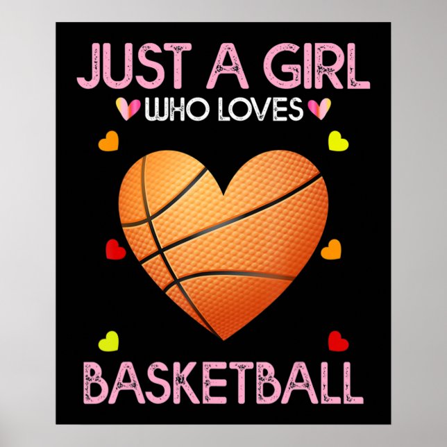 Póster Las mujeres amantes del básquetbol dan un regalo a (Frente)