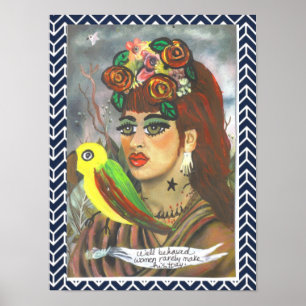 PÓSTER LAS MUJERES COMPORTADAS POSTER-WELL HACEN