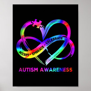 Póster Las mujeres con infinito autismo cardíaco concient
