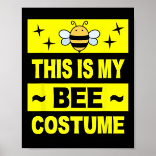Póster Las mujeres con traje de abeja retro cubren a los 