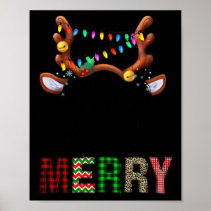 Póster Las mujeres de Merry Leopard Pajama desordenado re