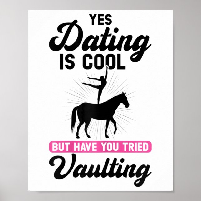 Póster Las Mujeres Han Intentado Tocar Chica De Vaulting (Frente)