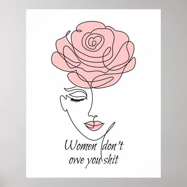 Póster Las mujeres no te deben Poster (Frente)
