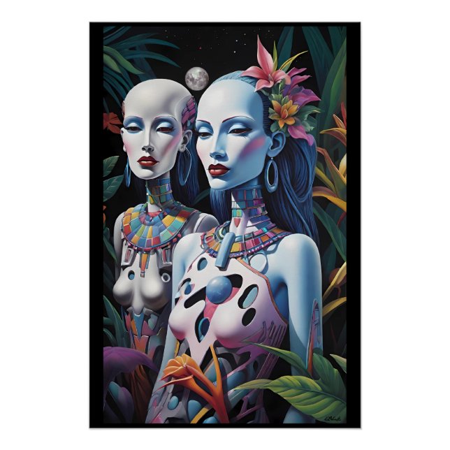 Póster Las mujeres originales de Ludwig Moon (Anverso)