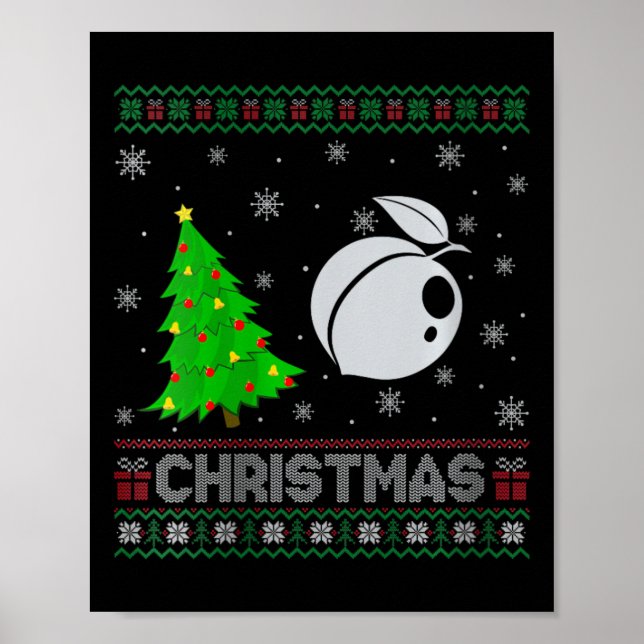 Póster Las mujeres pintan el árbol de navidad iluminando  (Frente)