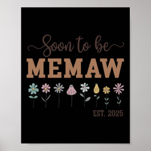 Póster Las Mujeres Pronto Serán Memaw 2025 Retro Promocio