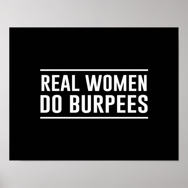 Póster Las mujeres reales hacen bromas (Frente)