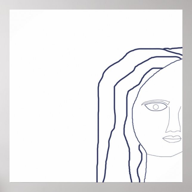 Póster las mujeres se enfrentan a lo abstracto (Frente)