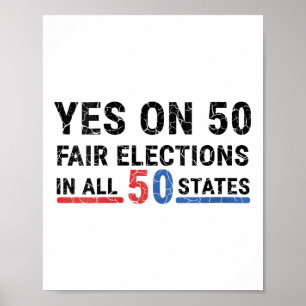 Póster Las Mujeres Son Graciosas Si En 50 Elecciones Just