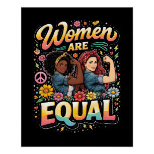 Póster Las Mujeres Son Iguales