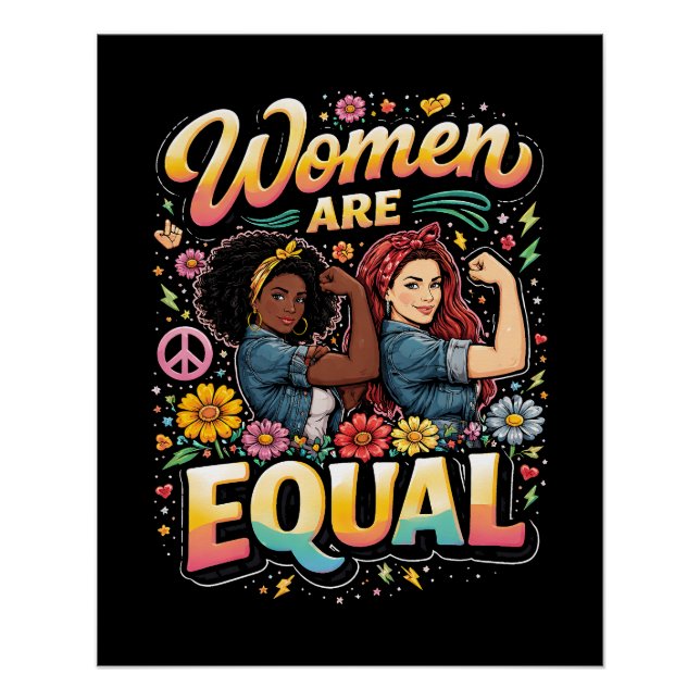 Póster Las Mujeres Son Iguales (Anverso)
