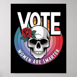 Póster Las Mujeres Son Más Inteligentes Harris 2024 Wheim