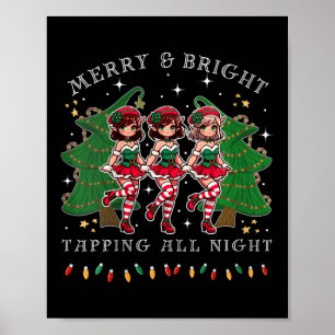Póster Las Mujeres Tap Dance Y Se Mueren Elf De Navidad D