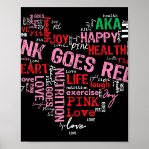 Póster Las Mujeres Vestimentan Que El Rosa Se Enroja Por 