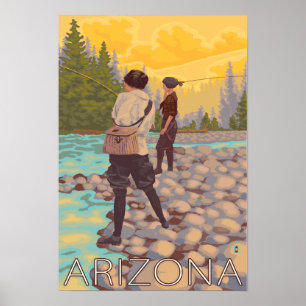 Póster Las mujeres vuelan FishingArizona