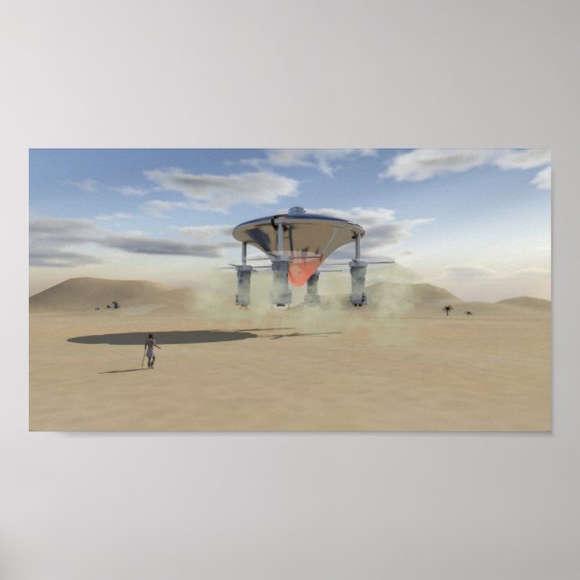 Póster Las naves espaciales de Ezequiel (Frente)